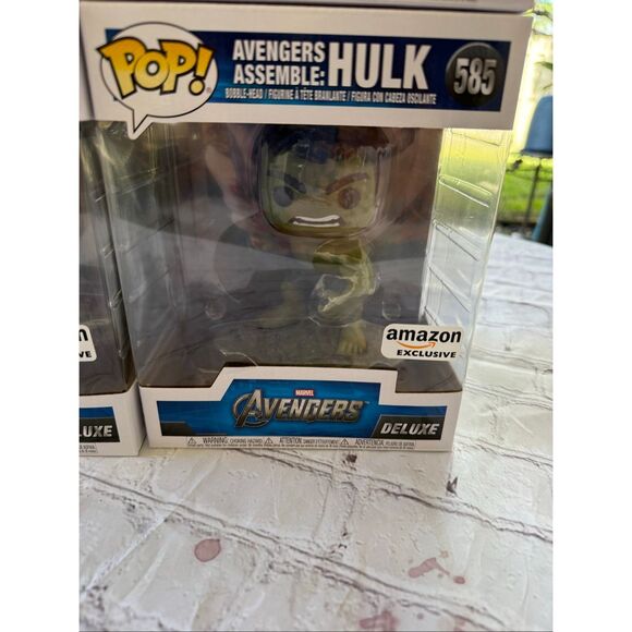 Funko Pop Deluxe Marvel Avengers Assemble Figures Complete Set Of 6 NEW - Picture 7 of 15